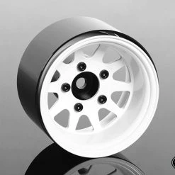 RC4WD Deep Dish Wagon 1.55" Stamped Steel Beadlock Wheels White (4)