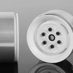 RC4WD Vintage Yota 6 Lug Stamped Steel 1.55" Beadlock Wheels (White) (4) -Cars Truck shop online RC4Z W0288 5