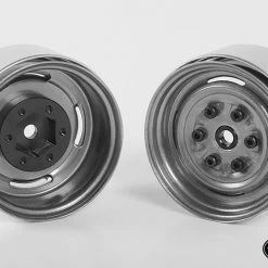 RC4WD Vintage Yota 6 Lug Stamped Steel 1.55" Beadlock Wheels (Clear) (4) -Cars Truck shop online RC4Z W0289 4