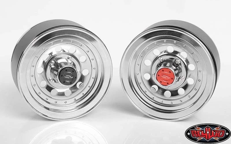 RC4WD Classic 10-Hole Chrome 1.9" Beadlock Wheels (4) 3 RC4WD Classic 10-Hole Chrome 1.9" Beadlock Wheels (4)