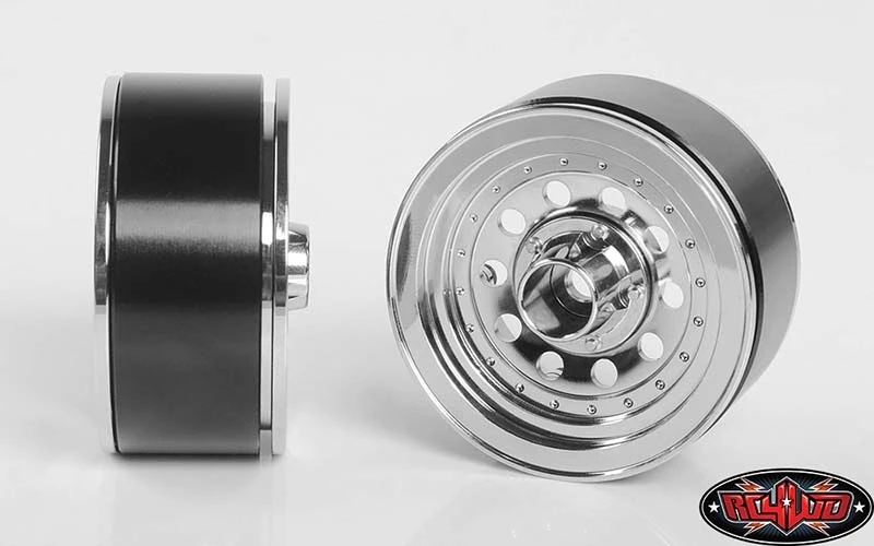 RC4WD Classic 10-Hole Chrome 1.9" Beadlock Wheels (4) 7 RC4WD Classic 10-Hole Chrome 1.9" Beadlock Wheels (4) - Image 5