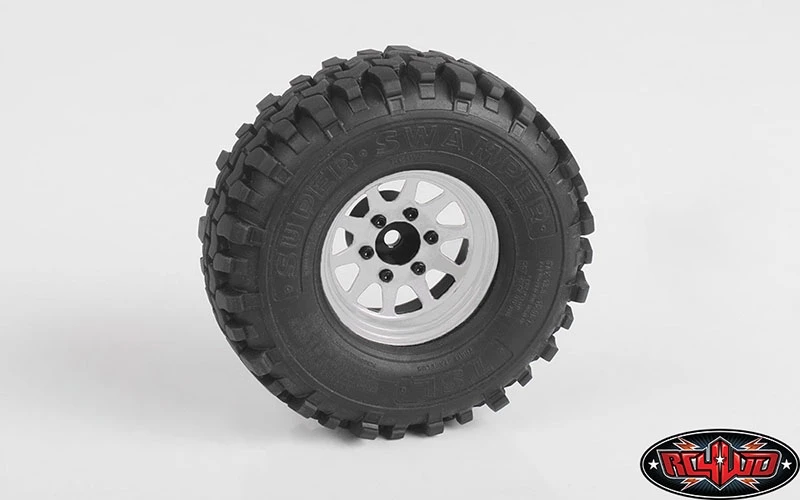 RC4WD OEM 6-Lug Stamped Steel 1.55" Beadlock Wheels (White) (4) 7 RC4WD OEM 6-Lug Stamped Steel 1.55" Beadlock Wheels (White) (4) - Image 5