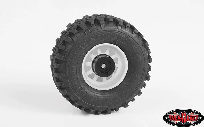 RC4WD OEM 6-Lug Stamped Steel 1.55" Beadlock Wheels (White) (4) 8 RC4WD OEM 6-Lug Stamped Steel 1.55" Beadlock Wheels (White) (4) - Image 6