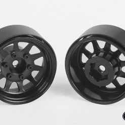RC4WD OEM 6-Lug Stamped Steel 1.55" Beadlock Wheels (Black) (4) -Cars Truck shop online RC4Z W0310 4
