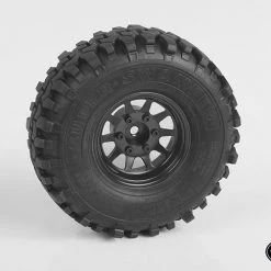RC4WD OEM 6-Lug Stamped Steel 1.55" Beadlock Wheels (Black) (4) -Cars Truck shop online RC4Z W0310 6