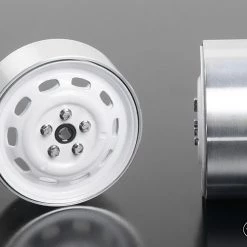RC4WD Stamped Steel 1.7" 10-Oval Hole Wheels (White) (4) -Cars Truck shop online RC4Z W0311 5