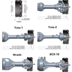 RC4WD Stamped Steel 1.7" 10-Oval Hole Wheels (Black) (4) -Cars Truck shop online RC4Z W0313 6