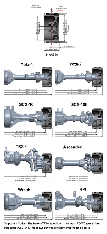 RC4WD Walker Evans 501 Legend 1.7" Beadlock Wheels 14 RC4WD Walker Evans 501 Legend 1.7" Beadlock Wheels - Image 12