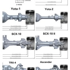 RC4WD Slot Mag 1.55" Wheels (4) -Cars Truck shop online RC4Z W0332 8