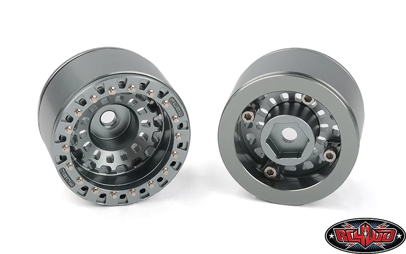 RC4WD Fuel Off-Road 1.55" Zephyr Beadlock Wheels (Gunmetal) (4) 5 RC4WD Fuel Off-Road 1.55" Zephyr Beadlock Wheels (Gunmetal) (4) - Image 3