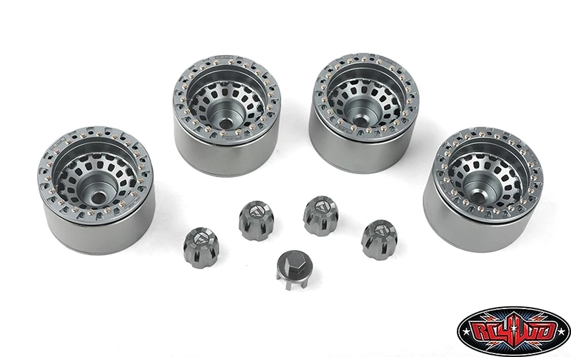RC4WD Fuel Off-Road 1.55" Zephyr Beadlock Wheels (Gunmetal) (4) 7 RC4WD Fuel Off-Road 1.55" Zephyr Beadlock Wheels (Gunmetal) (4) - Image 5