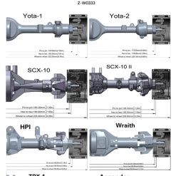 RC4WD Fuel Off-Road 1.55" Zephyr Beadlock Wheels (Gunmetal) (4) 17 RC4WD Fuel Off-Road 1.55" Zephyr Beadlock Wheels (Gunmetal) (4) -Cars Truck shop online RC4Z W0333 7