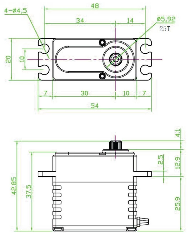 Reef's RC 422HDv2 Servo Winch with Built-In Controller 7 Reef's RC 422HDv2 Servo Winch with Built-In Controller - Image 5