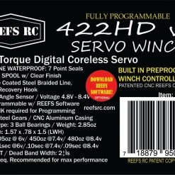 Reef's RC 422HDv2 Servo Winch with Built-In Controller 14 Reef's RC 422HDv2 Servo Winch with Built-In Controller -Cars Truck shop online REF S43 7
