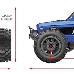 Redcat 1/8 Kaiju 6S Brushless Monster Truck RTR - Blue 36 Redcat 1/8 Kaiju 6S Brushless Monster Truck RTR - Blue -Cars Truck shop online RER KAIJU BLUE 113