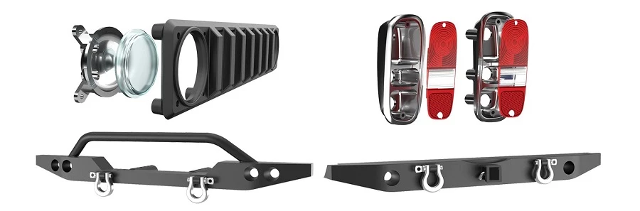 Redcat Gen8 V2 RTR with International Scout II Body - Green 17 Redcat Gen8 V2 RTR with International Scout II Body - Green - Image 15