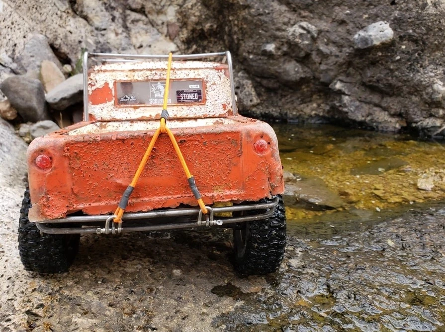 ScalerFab Vanquish VS4-10 Retro Rear Bumper with Shackle Mounts 4 ScalerFab Vanquish VS4-10 Retro Rear Bumper with Shackle Mounts - Image 2