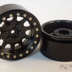 SSD RC 1.9" Steel D Hole Wheels (Black) (2)