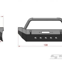 SSD RC Rock Shield Front Bumper for SCX10 -Cars Truck shop online SSD00012 7