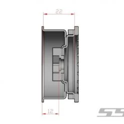 SSD RC 1.9" Steel Trail Beadlock Wheels (Black) (2) -Cars Truck shop online SSD00076 5