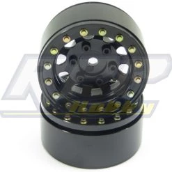 SSD RC 1.55" Steel D Hole Beadlock Wheels (Black) (2) -Cars Truck shop online SSD00097 8