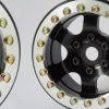 SSD RC 1.9" Rock Racer Beadlock Wheels (Black / Silver) (2) -Cars Truck shop online SSD00133 2