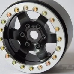 SSD RC 1.9" Rock Racer Beadlock Wheels (Black / Silver) (2) -Cars Truck shop online SSD00133 4