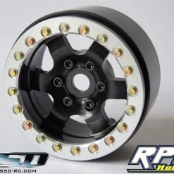 SSD RC 1.9" Rock Racer Beadlock Wheels (Black / Silver) (2) -Cars Truck shop online SSD00133 6
