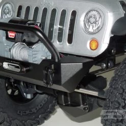 SSD RC Rock Shield Narrow Winch Bumper for SCX10 (Black) -Cars Truck shop online SSD00138 5