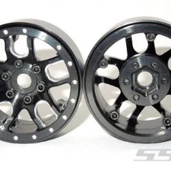 SSD RC 1.9" Double Time Beadlock Wheels (Black) (2) -Cars Truck shop online SSD00142 4