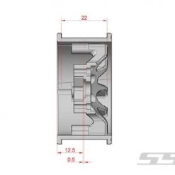 SSD RC 1.9" Double Time Beadlock Wheels (Black) (2) -Cars Truck shop online SSD00142 6