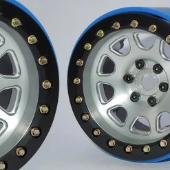 SSD RC 2.2" D Hole PL Beadlock Wheels (Silver) (2)