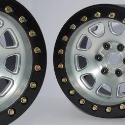 SSD RC 2.2" D Hole Beadlock Wheels (Silver) (2)