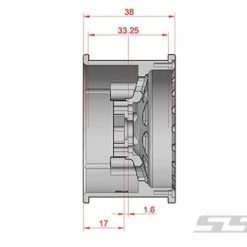 SSD RC 2.2" D Hole Beadlock Wheels (Silver) (2) -Cars Truck shop online SSD00158 5