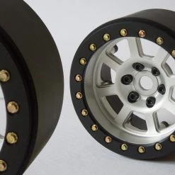 SSD RC 2.2" Assassin Wide Beadlock Wheels (Silver) (2)