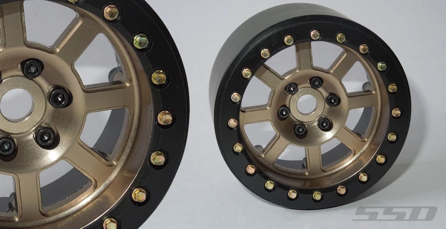 SSD RC 2.2" Assassin Wide Beadlock Wheels (Bronze) (2) 3 SSD RC 2.2" Assassin Wide Beadlock Wheels (Bronze) (2)