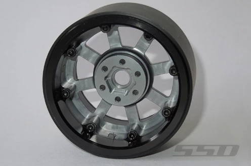 SSD RC 2.2" Assassin Wide PL Beadlock Wheels (Grey) (2) 4 SSD RC 2.2" Assassin Wide PL Beadlock Wheels (Grey) (2) - Image 2