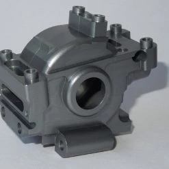 SSD RC HD Front Bulkhead for Rock / Baja Rey (Grey)