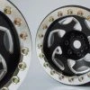 SSD RC 2.2" Champion Beadlock Wheels (Black / Silver) (2)