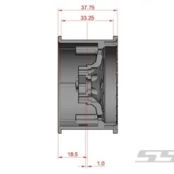 SSD RC 2.2" Champion Beadlock Wheels (Black / Silver) (2) 9 SSD RC 2.2" Champion Beadlock Wheels (Black / Silver) (2) -Cars Truck shop online SSD00234 5