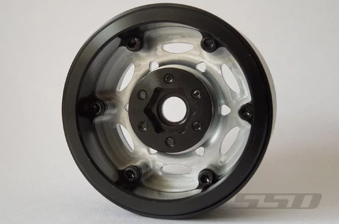 SSD RC 1.9" Champion Beadlock Wheels (Silver / Black) (2) 5 SSD RC 1.9" Champion Beadlock Wheels (Silver / Black) (2) - Image 3