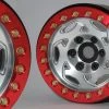 SSD RC 1.9" Champion Beadlock Wheels (Silver / Red) (2) -Cars Truck shop online SSD00248 2