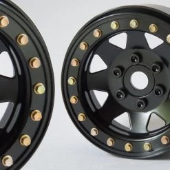 SSD RC 1.9" Steel 8 Spoke Beadlock Wheels (Black) (2)