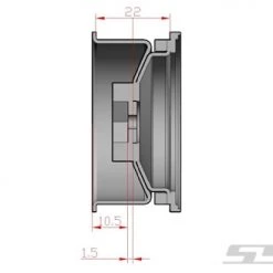 SSD RC 1.9" Steel 8 Spoke Beadlock Wheels (Black) (2) -Cars Truck shop online SSD00254 5