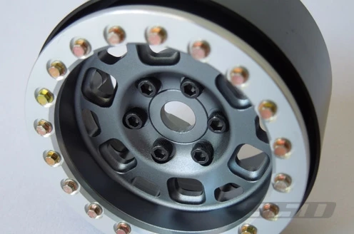 SSD RC 1.9" Contender Beadlock Wheels (Grey) (2) 4 SSD RC 1.9" Contender Beadlock Wheels (Grey) (2) - Image 2