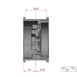 SSD RC 1.9" Contender Beadlock Wheels (Grey) (2) 9 SSD RC 1.9" Contender Beadlock Wheels (Grey) (2) -Cars Truck shop online SSD00264 5