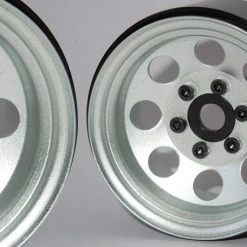 SSD RC 1.9" Steel 8 Hole Beadlock Wheels (Silver) (2)