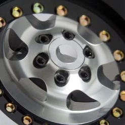 SSD RC 1.9" Rock Racer Beadlock Wheels (Silver) (2) -Cars Truck shop online SSD00275 4