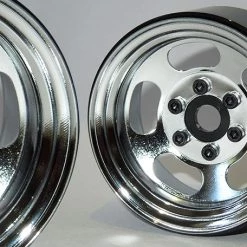 SSD RC 1.9" Steel Slot Beadlock Wheels (Chrome) (2)