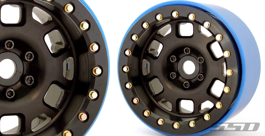 SSD RC 2.2" Contender PL Beadlock Wheels (Black) (2) 3 SSD RC 2.2" Contender PL Beadlock Wheels (Black) (2)